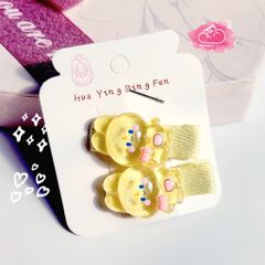 Kẹp tóc Charm gấu cho bé (5 màu)