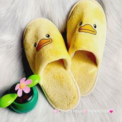 Dép Lông đi trong nhà hoạt hình của trẻ em - người lớn