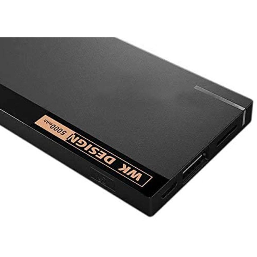POWERBANK - SAC DU PHONG WK DESIGN WP-017 CĂM THẺ NHỚ 5000mAh