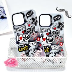 Case Ốp điện thoại iPhone Hologram I love you iPhone 11/12/13/14/Pro/Promax