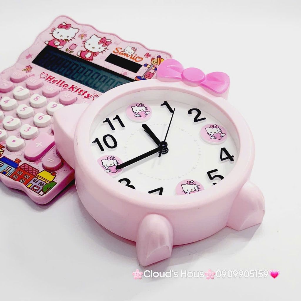 Đồng Hồ Để Bàn Hello Kitty Nhiều Màu