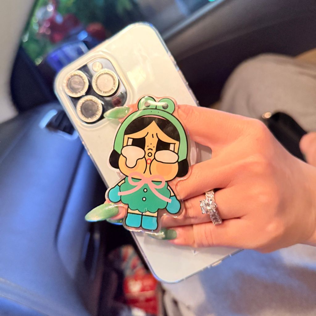Case Ốp điện thoại iPhone Trong Crytal Magsafe Xanh Mint Pastel Case iPhone 12/13/14/15/16/Pro/Promax