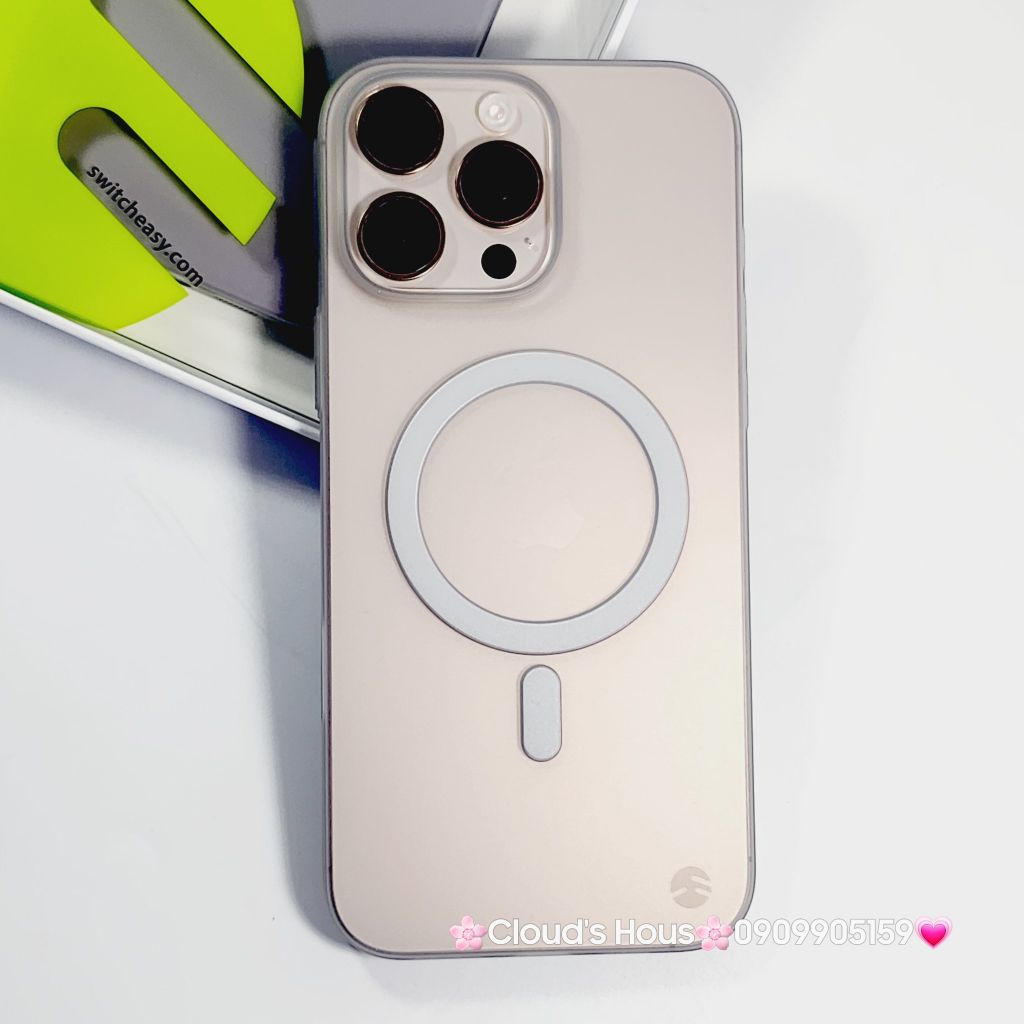 Case Ốp điện thoại iPhone Switcheasy Ultra Slim Nhám Lụa Siêu Mỏng Magsafe 0.35mm 16/Plus/Pro/Promax