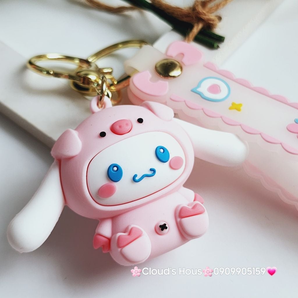 Móc Khóa Thỏ Cinnamoroll Cosplay