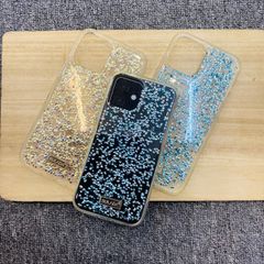 Case Ốp điện thoại iPhone Sulada Trong Bling ling nhũ kim tuyến