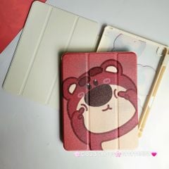 Case Ốp Bao da iPad Gấu dâu Lotso iPad 9.7/10.2/10.9/11inch
