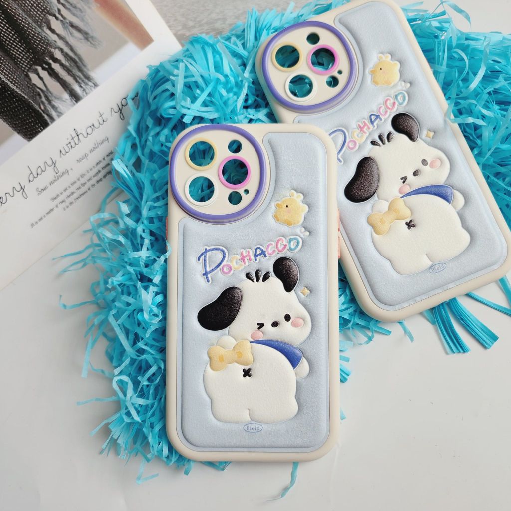 CASE IPHONE NHÁM DA Chó Pochacco SIÊU KUTE QUAY MÔNG