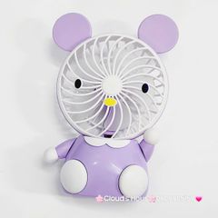 Mini Fan - Quạt Cầm Tay - Để Bàn Voi Mặc Yếm