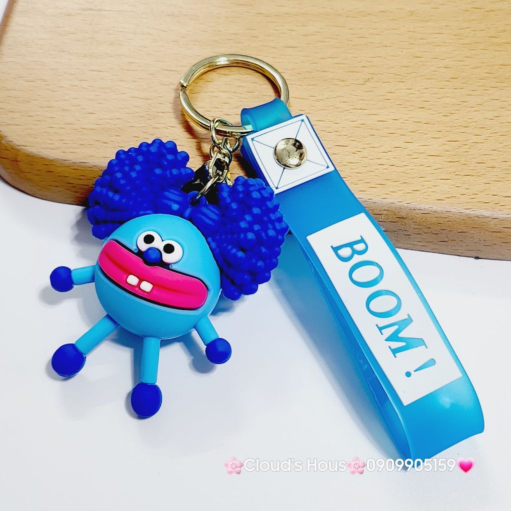 Móc Khóa Monster Đầu Xù Boom !