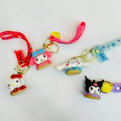 Móc Khoá Kuromi Kitty Melody Cinnamoroll Bánh Donut