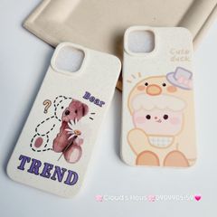 Case Ốp điện thoại iPhone 15Plus/14Plus mẫu lẻ nền cát trắng dẻo iPhone 14/15/Plus