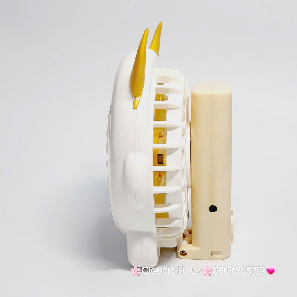 Mini Fan - Quạt Cầm Tay Có Tai Sừng Nhiều màu