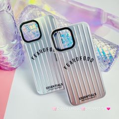 Case Ốp điện thoại iPhone Fear of god Essentials vân vali SỌC NHÁM NHÔM iPhone 12/13/14/Pro/Promax
