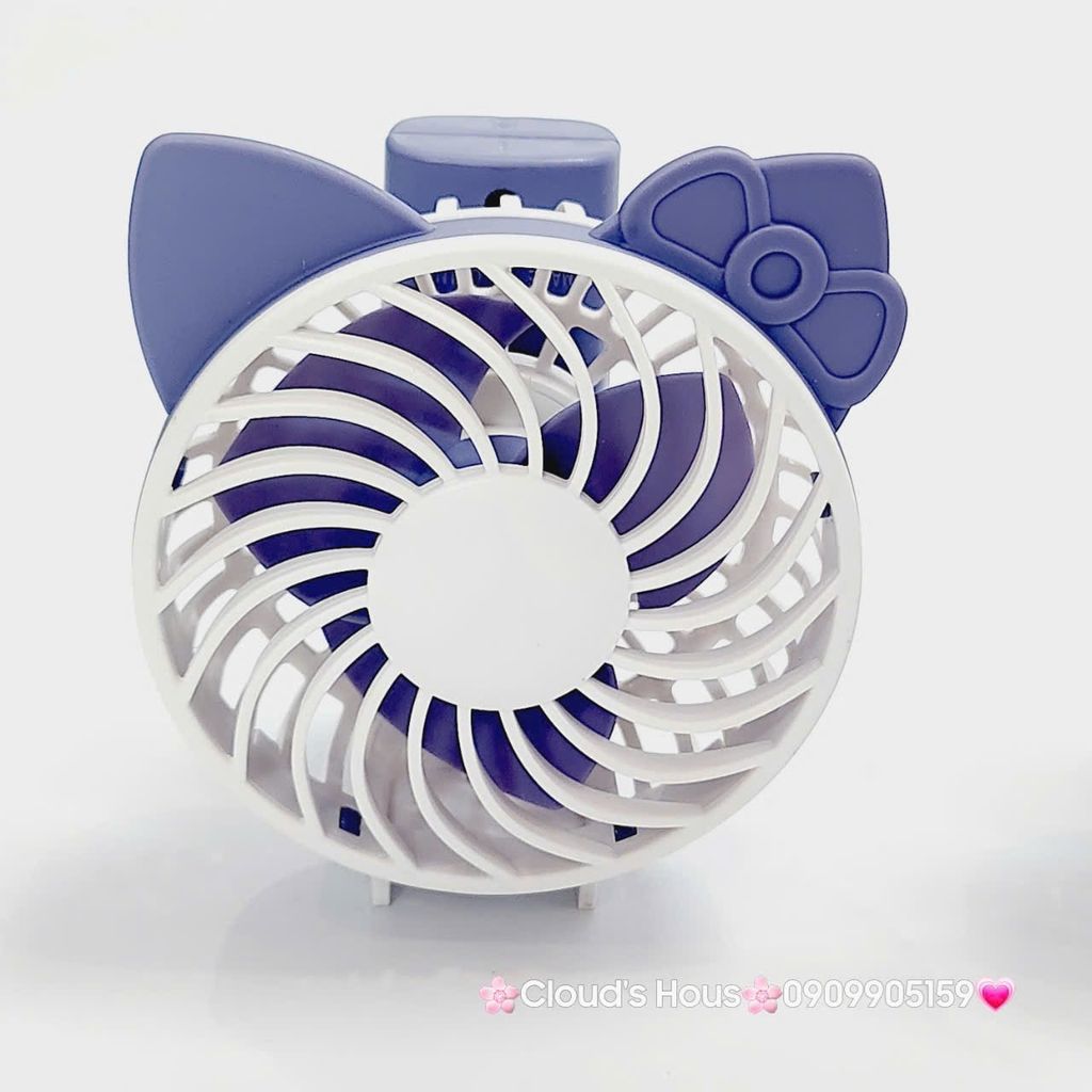 Quạt Cầm Tay - Để Bàn Tai Mèo Gập Được Đầu