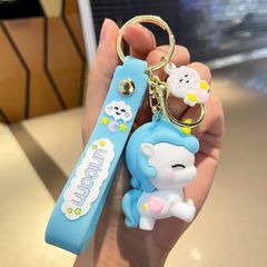 MÓC KHÓA UNICORN Tròn mập pastel