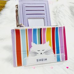 Bóp móc khóa da Shein nhiều mẫu