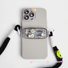 Dây Dù ĐEO chéo kèm thanh KẸP giữ điện thoại hoạt hình kute