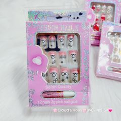 Bộ Móng Giả 12 móng nhiều mẫu -Nail