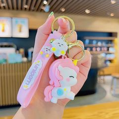 MÓC KHÓA UNICORN Tròn mập pastel