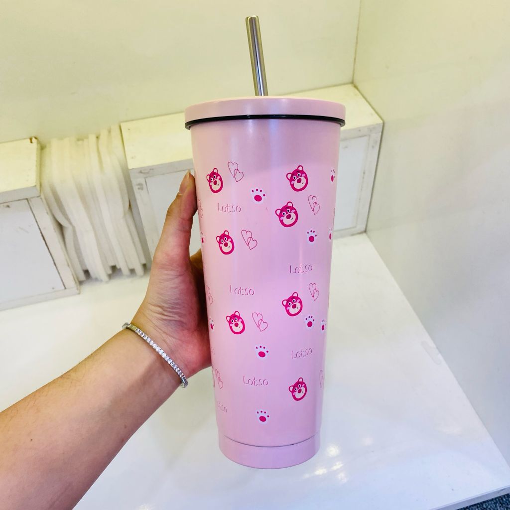 Tổng hợp Ly Giữ Nhiệt Gấu Dâu Lotso