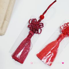 Móc Khóa Tua Rua Đồng Tâm Kết Treo Cát Tường ( TAIWAN)