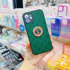 Case Ốp điện thoại iPhone LV Da kèm Ring  iPhone X/Xs/XsMax/11/12/13/Pro/Promax