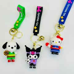 Móc Khóa Kitty Kuromi Snoopy Thể thao My Melody