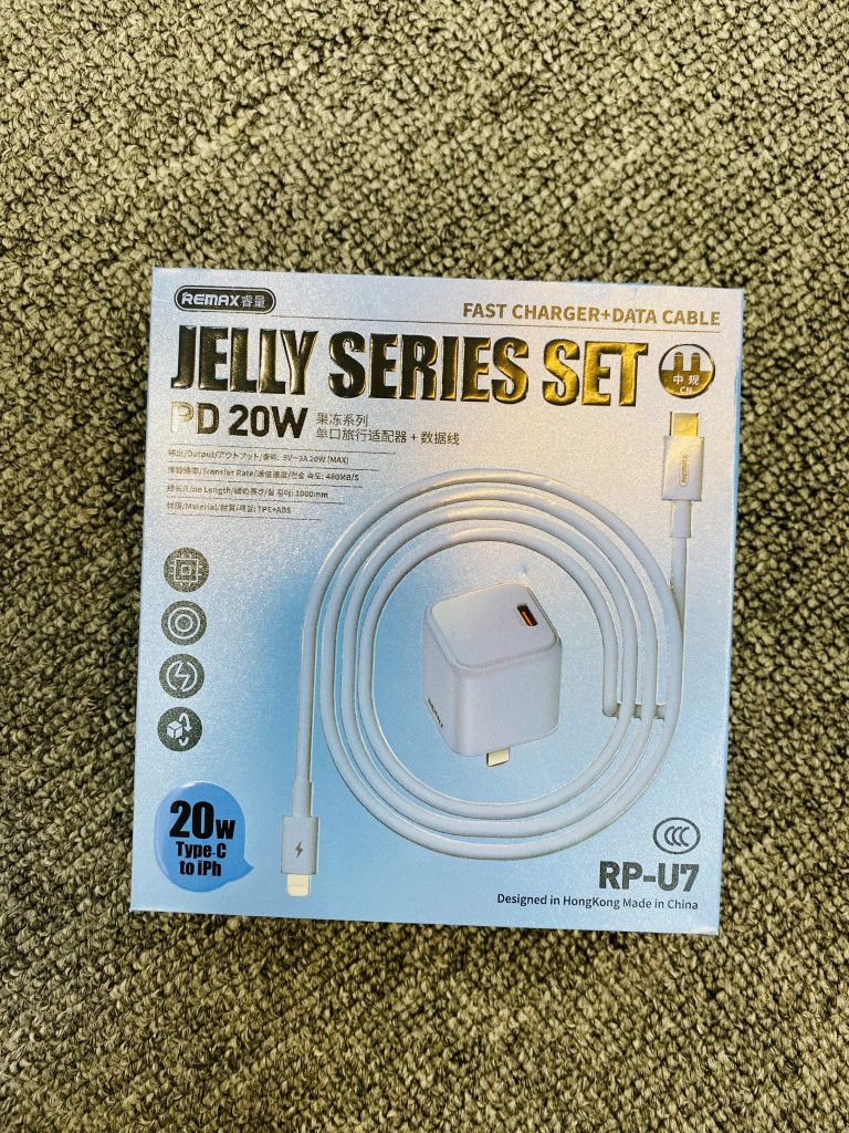COMBO SẠC REMAX JELLY SERIES SET RP-U7