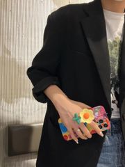 Case Ốp điện thoại iPhone Hoa Chống dựng có dây đeo iPhone 11/12/13/14/Pro/Promax