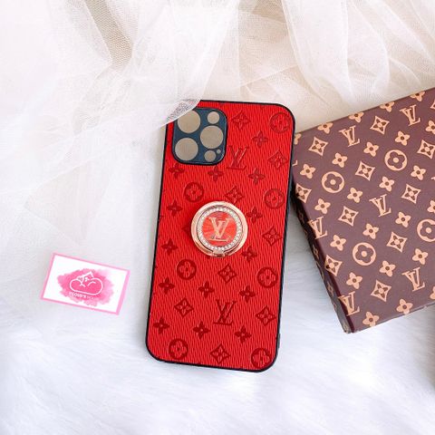 CASE IPHONE Da LV Charm Nổi Đính Đá Sang Chảnh