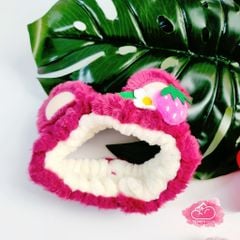 Băng đô make up Gấu hồng Lotso fruit strawberry