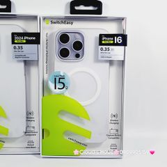 Case Ốp điện thoại iPhone Switcheasy Ultra Slim Nhám Lụa Siêu Mỏng Magsafe 0.35mm 16/Plus/Pro/Promax