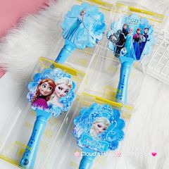 Lược Chải Tóc Đệm Khí Mát Xa Hình Công Chúa Elsa Frozen Tiện Dụng Dành Cho Bé Gái