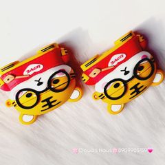 Cover Case Vỏ bảo vệ Airpod Su dẻo Hổ Cam áo đỏ đi học Airpod 3 - TẾT
