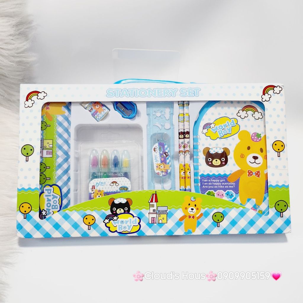 Bộ Đồ Dùng Học Tập Cho Bé - 8823 (7 món)