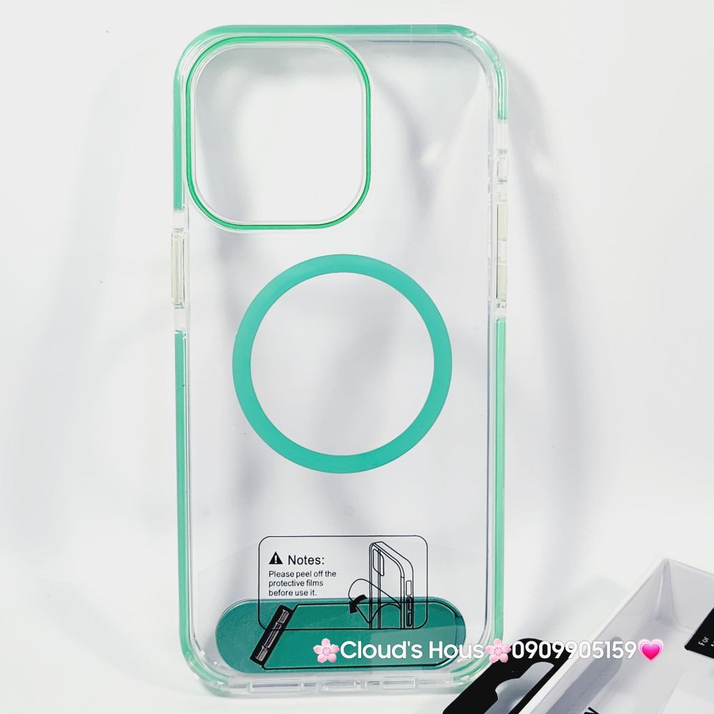 Case Ốp điện thoại iPhone SwitchEasy Trong Magsafe Chống dựng iPhone 16/Pro/Promax