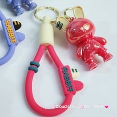 Móc Khoá Thỏ Sứ Trơn Ngầu Rabbit