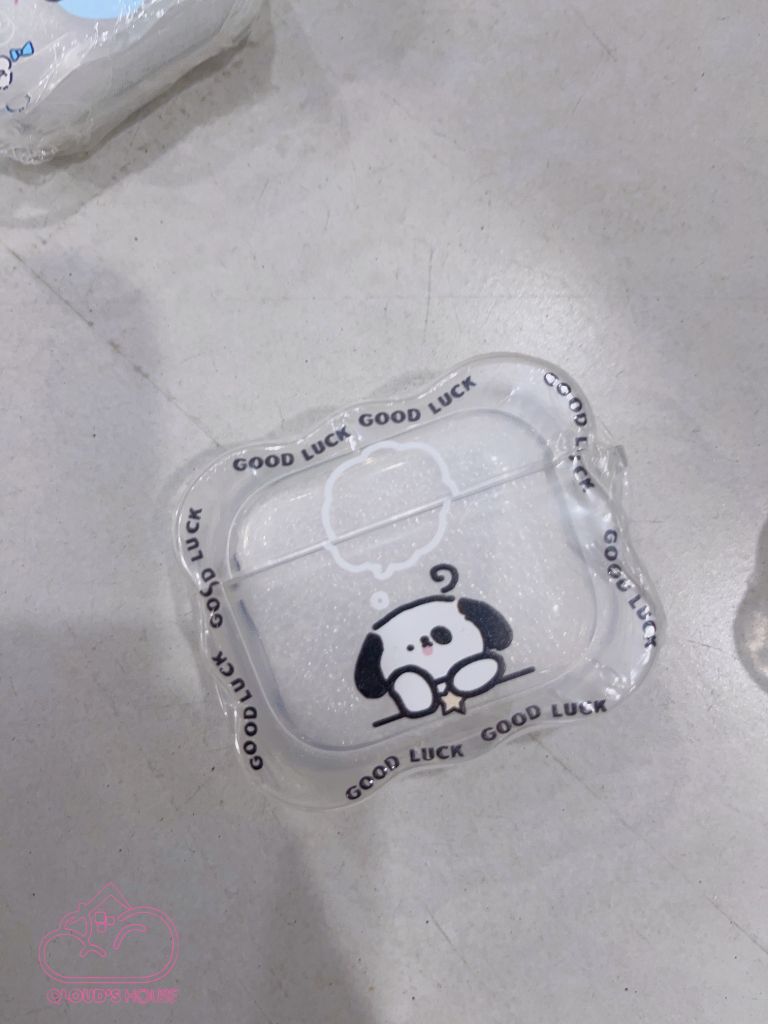 COVER AIRPOD Phao Trong Viền Gợn Sóng Cartoon Chống Shock (9 mẫu)