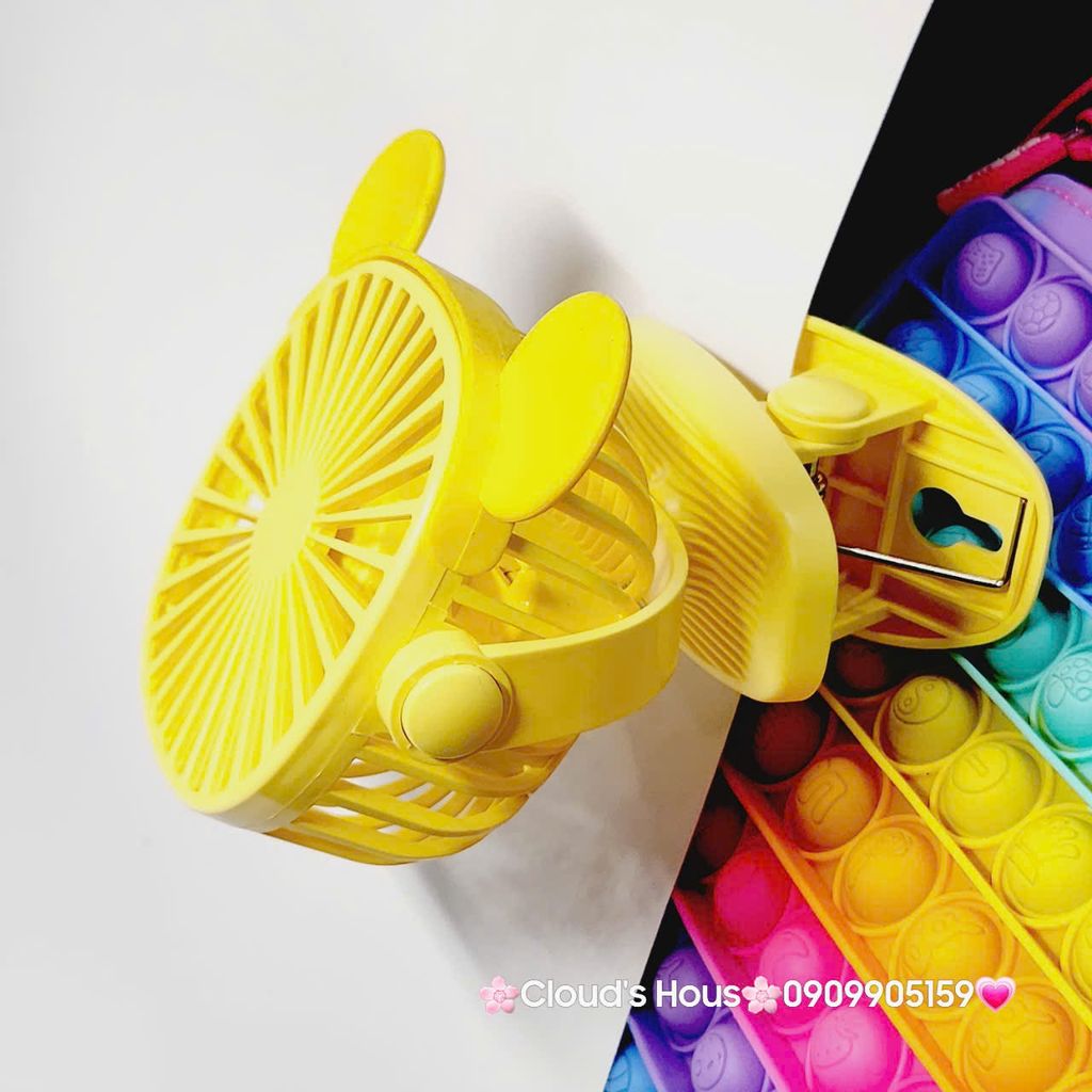 Mini Fan - Quạt kẹp size nhỏ siêu kute Nhiều Màu