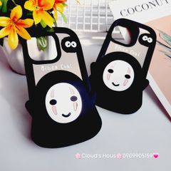 Case Ốp điện thoại iPhone Su dẻo Vô Diện 3D Nổi Black Cool iPhone 11/12/13/14/15/Pro/Promax