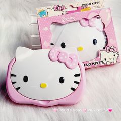 Máy Tính Hello Kitty Gấp Gọn Kèm Lược Gương XD-1104A