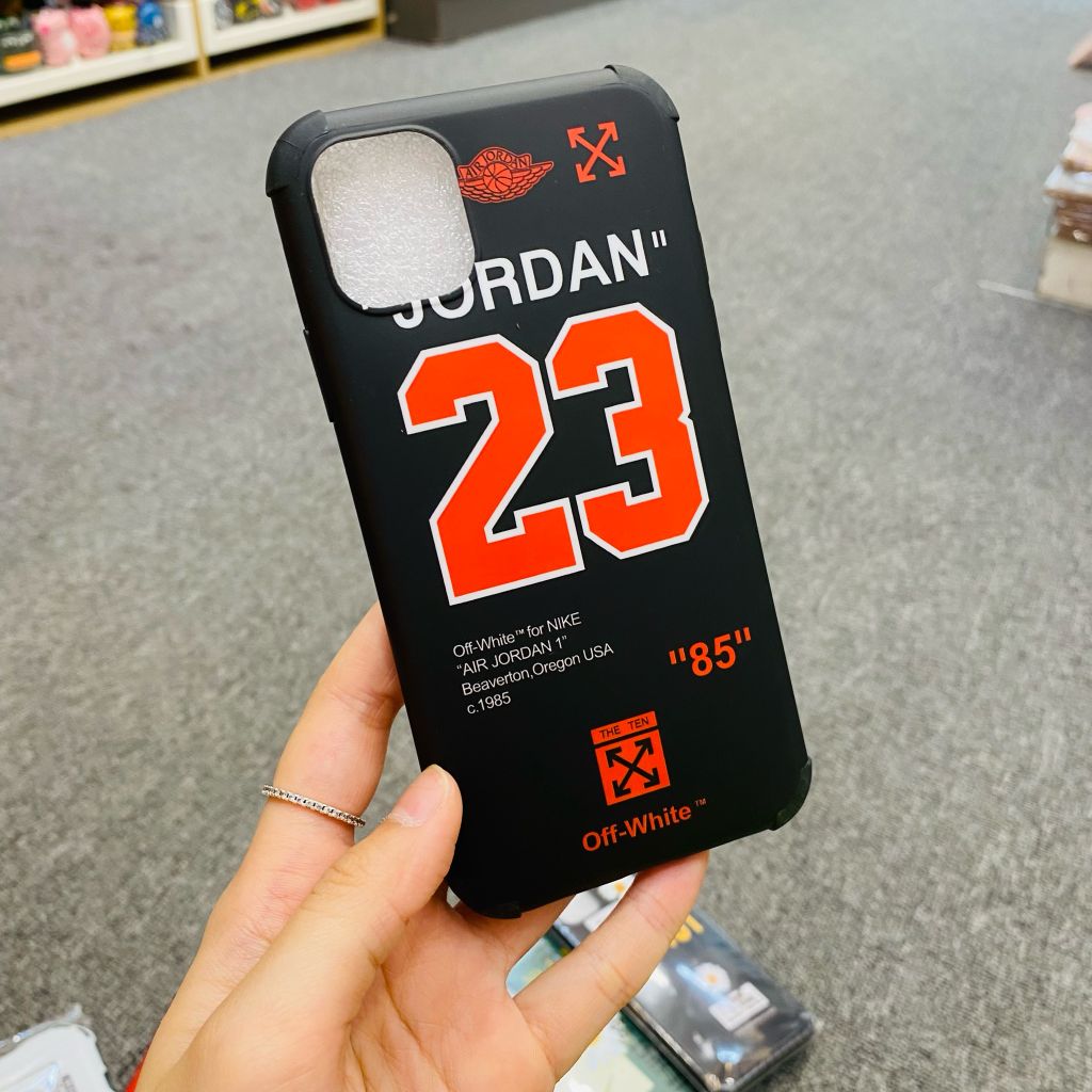 Case ốp điện thoại iPhone Jordan 23 phôi chống shock nhám bóng