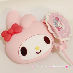 Bóp Móc Khóa Silicone Nhân vật hoạt hình SANRIO Chính hãng Kuromi Melody Stitch Cinnamoroll Ếch