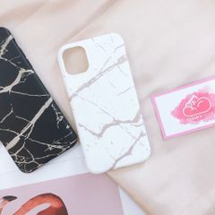Case Ốp điện thoại iPhone KST Nhám Bóng in hình Vân đá
