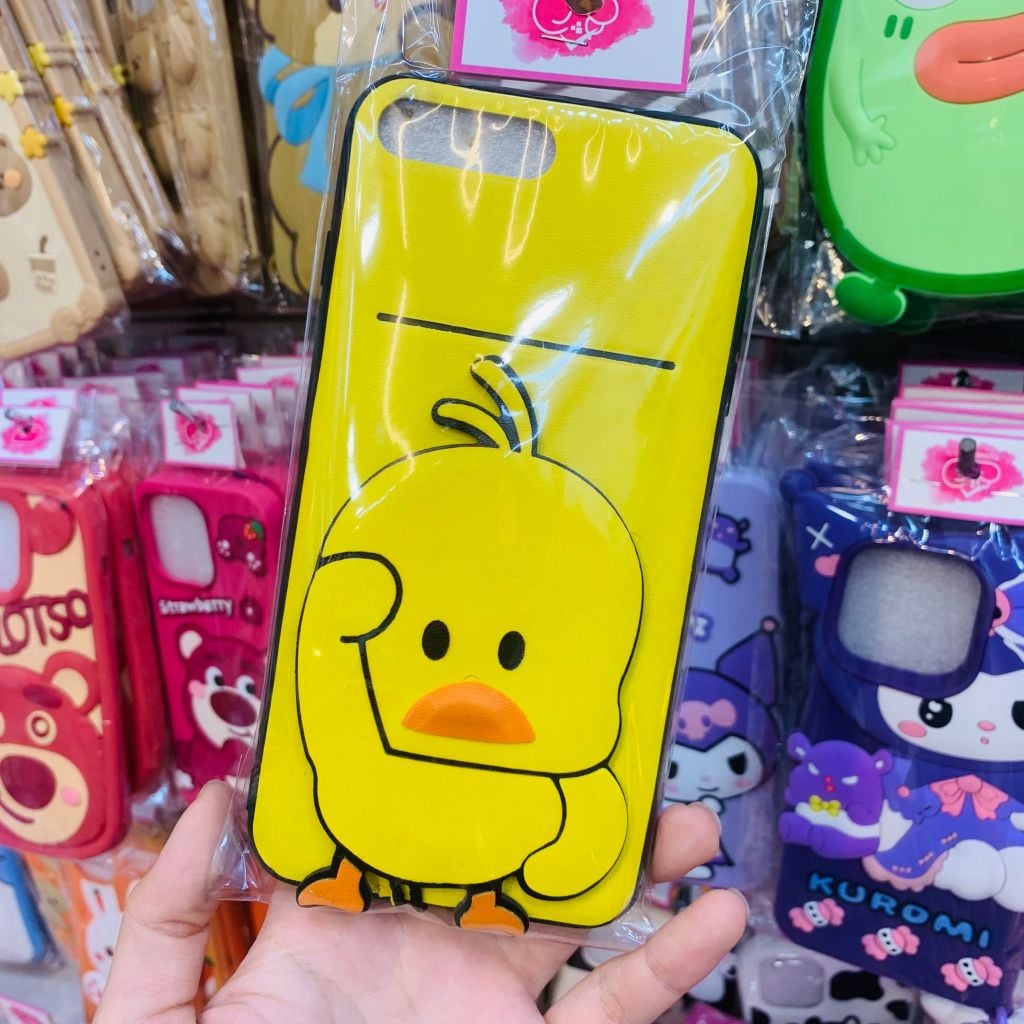 Case Ốp điện thoại iPhone Vịt nhám da đựng thẻ kèm dây iPhone 7+/X/XSm/11/11Promax/12/12Pro/12Promax