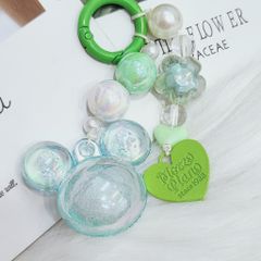 Vòng charm đeo điện thoại Mickey Thạch PIANO