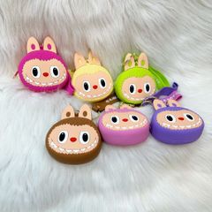 Bóp Móc Khóa Silicone Labubu Nhiều Màu