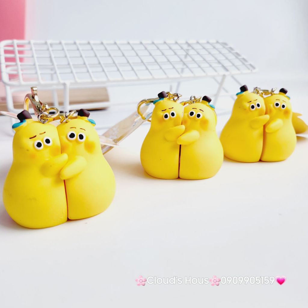 Móc Khóa Trái Chuối Đôi