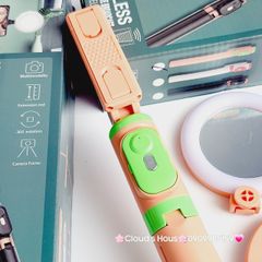Gậy Selfie kết nối Bluetooth có Đèn và chân Tripod JC-18H