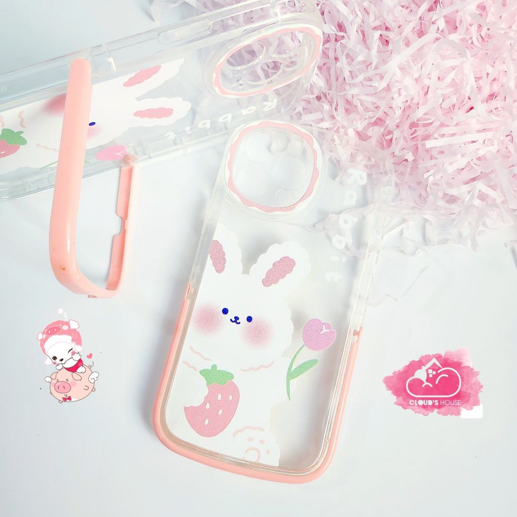 Case iPhone Thỏ cute Trong Chống Dựng iPhone 11/12/13/14/Plus/Pro/Promax